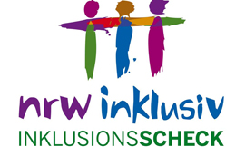 Logo: Inklusionsscheck NRW